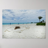 Bahamas Beach Fire Pit Poster (Voorkant)