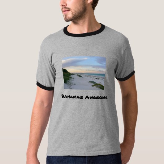 Bahamas Beach Mannen T-shirt (Voorkant)