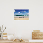 Bahamas Beach Poster (Keuken)