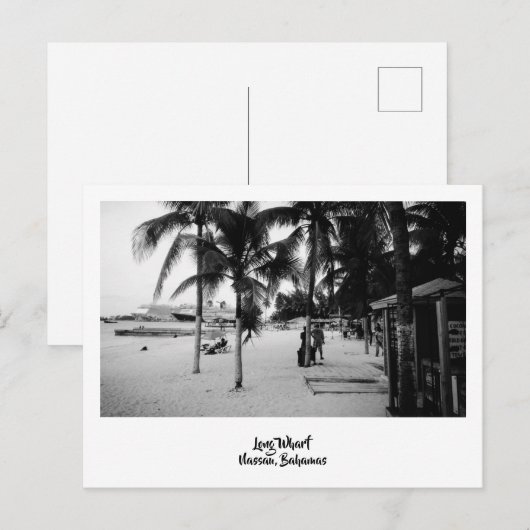 Bahamas Beach scène Briefkaart (Voorkant / Achterkant)