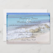 BAHAMAS BEACH SHORE Wedding We deden het op het st Kaart (Achterkant)