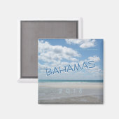 Bahamas Beach Souvenir Koelkast Magnet Verander Ja (Voorkant / Achterkant)