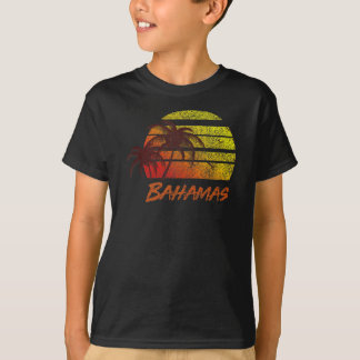  Bahamas Beach Sunset, Retro Surven T-shirt Tank