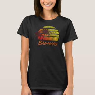  Bahamas Beach Sunset, Retro Surven T-shirt Tank