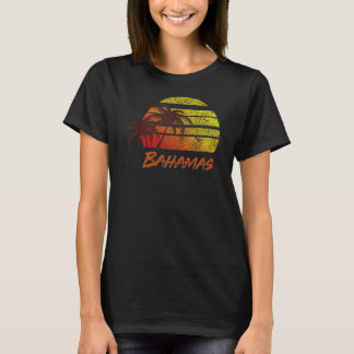  Bahamas Beach Sunset, Retro Surven T-shirt Tank