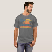 Bahamas Beach Zomervakantie Zonsondergang 70s R T-shirt (Voorkant volledig)
