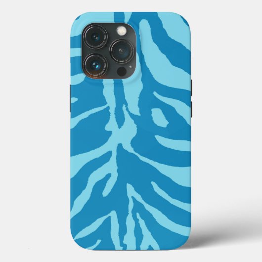 Bahamas Blue Minimalist Tough Hoesje iPhone (Achterkant)