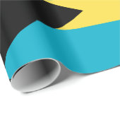Bahamas Blue Yellow Cadeaupapier (Rol Hoek)
