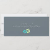 Bahamas Boarding Pass Wedding Invitation Kaart (Achterkant)