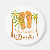Bahamas Bride Magneet (Voorkant)