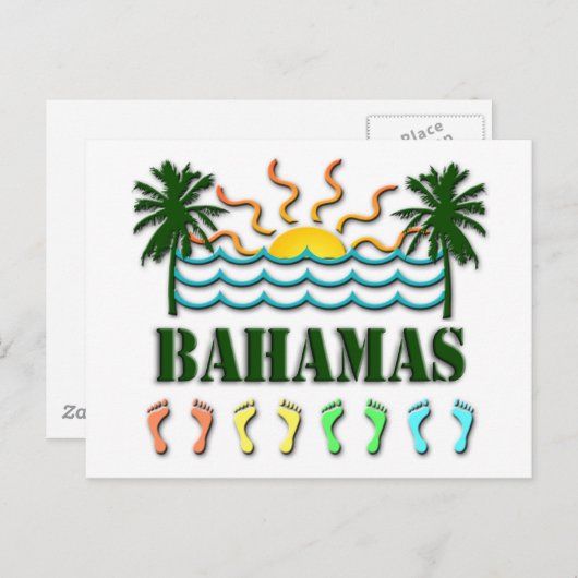 Bahamas Briefkaart (Voorkant / Achterkant)