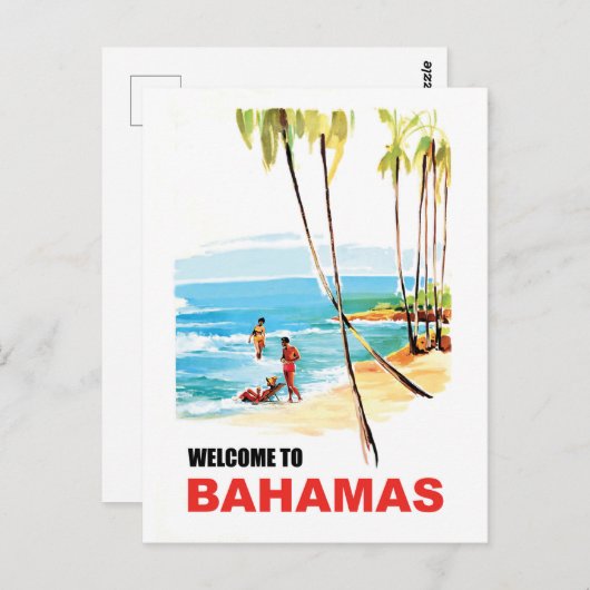 Bahamas Briefkaart (Voorkant / Achterkant)