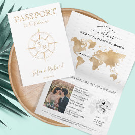 Bahamas bruiloft bestemming Paspoort Wereldkaart
