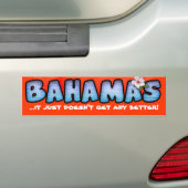Bahamas Bumpersticker (Op auto)