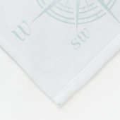 Bahamas Caribbean Sailing Fleece Deken (Hoek)