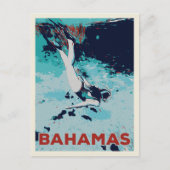 Bahama's Carriboon, Briefkaart voor het duiken van (Voorkant)