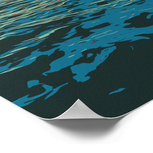 Bahamas Carriboon, typisch Briefkaart van het land Poster (Hoek)