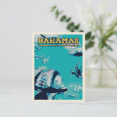 Bahamas Carriboon, wonderen van de onderwaterwerel Briefkaart (Staand voorkant)