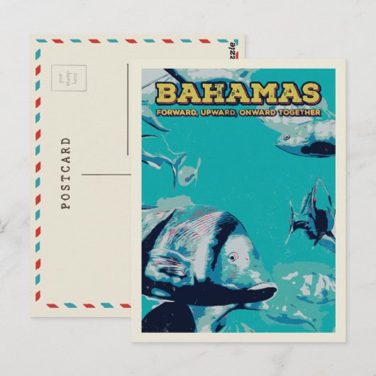 Bahamas Carriboon, wonderen van de onderwaterwerel Briefkaart (Voorkant / Achterkant)