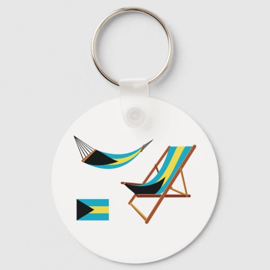 Bahamas Chairs Sleutelhanger (Voorkant)