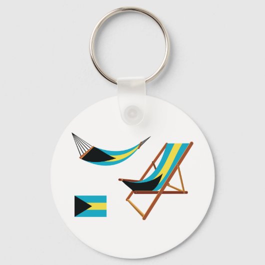 Bahamas Chairs Sleutelhanger (Achterkant)