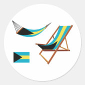 Bahamas Chairs Stickers (Voorkant)