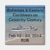 Bahamas cruise magneet (Voorkant)