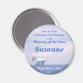 Bahamas Cruise Stateroom Deurmarker Magneet (Voorkant / Achterkant)