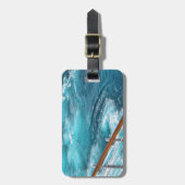 Bahamas Cruise - Turquoise Wake Bagagelabel (Voorkant verticaal)