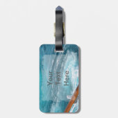 Bahamas Cruise - Turquoise Wake Bagagelabel (Achterkant verticaal)