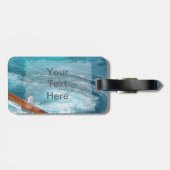 Bahamas Cruise - Turquoise Wake Bagagelabel (Achterkant horizontaal)