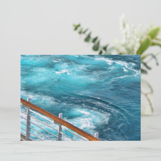 Bahamas Cruise - Turquoise Wake Kaart (Staand voorkant)