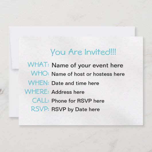 Bahamas Cruise - Turquoise Wake Kaart (Achterkant)