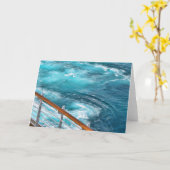 Bahamas Cruise - Turquoise Wake Kaart (Gele Bloem)