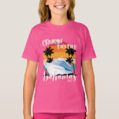 Bahamas Cruise zee 2023 Familie Vriend Groep Reize T-shirt (Voorkant)