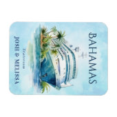 Bahamas Cruiseschip Stateroom Magnet Magneet (Horizontaal)