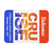 Bahamas Cruiseschip Stateroom Magnet Magneet (Horizontaal)