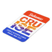 Bahamas Cruiseschip Stateroom Magnet Magneet (Linkerzijde)