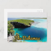 Bahamas Dean's Blue Hole Briefkaart (Voorkant / Achterkant)