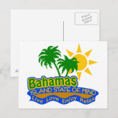 Bahamas deelstaat Mind briefkaart (Voorkant / Achterkant)
