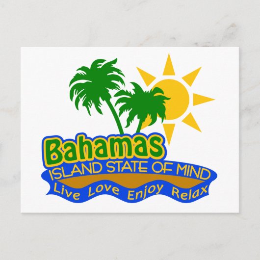 Bahamas deelstaat Mind briefkaart (Voorkant)