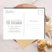 Bahamas Destination Beach Wedding Save the Date Aankondigingskaart