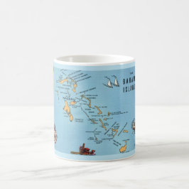 Bahamas Eilanden Kaart Koffiemok