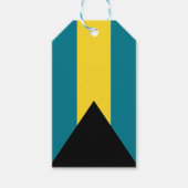 Bahamas Eilanden Vlag Verjaardag Cadeaulabel (Voorkant)