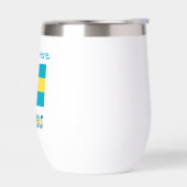 Bahama's en Bahamaanse vlag Blauwe Personalisatie (Links)