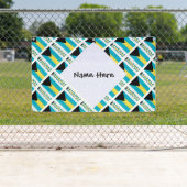 Bahama's en Bahamaanse vlag met Jouw naam Spandoek (Insitu)