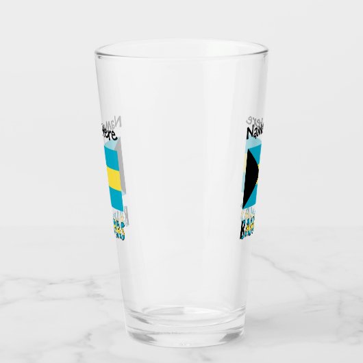 Bahama's en Bahamaanse vlag - Speciaal Glas (Links)