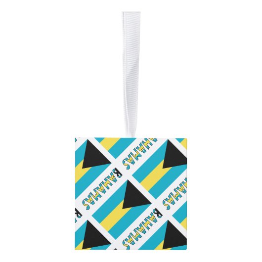 Bahama's en Bahaman Flag Tiled Personalized Decoratie (Rechts)