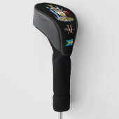 Bahama's en vlaggengewijze Golf Clubs-Hoesjes Golfheadcover (Schuin)