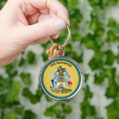 Bahama's Erfgoed Embleem Sleutelhanger (Hand)